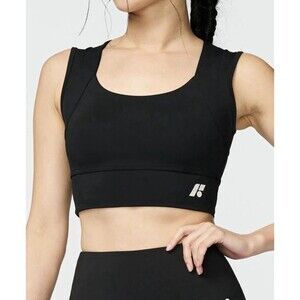 Forme Sports Bra Womens XXL Black Compression Posture Corrector Athletic Top USA